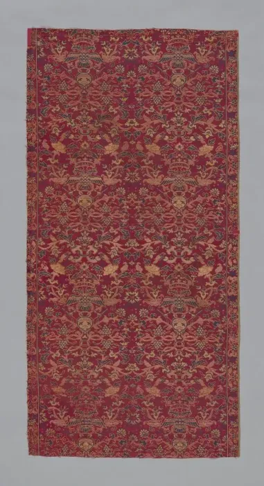 Framed Print : Panel (Furnishing Fabric), Macao, late Ming (1368-1644) or early Qing dynasty (1644-1912) Framed Print : Panel (Furnishing Fabric), Macao, late Ming (1368-1644) or early Qing dynasty (1644-1912)