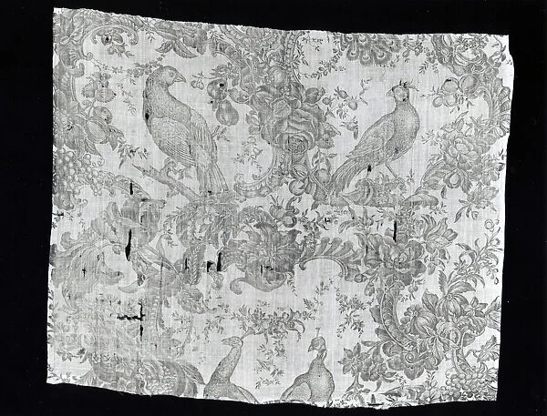 Panel (Furnishing Fabric), Middlesex, 1765 / 75. Creator: Bromley Hall