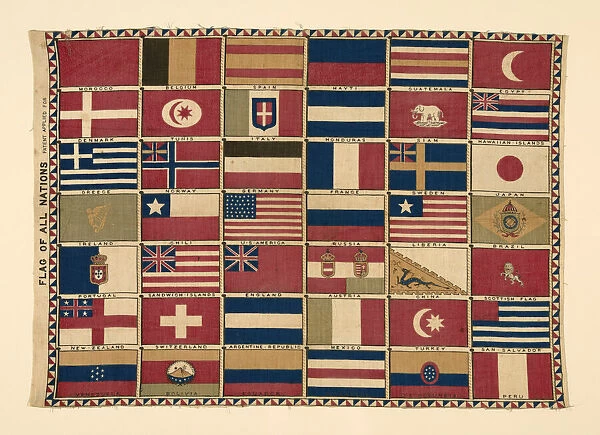Panel (Furnishing Fabric), United States, 1876. Creator: Unknown