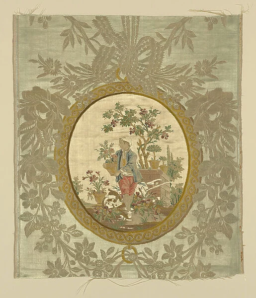 Panel, Lyon, Louis XVI period, 1750 / 75. Creator: Philippe de Lasalle