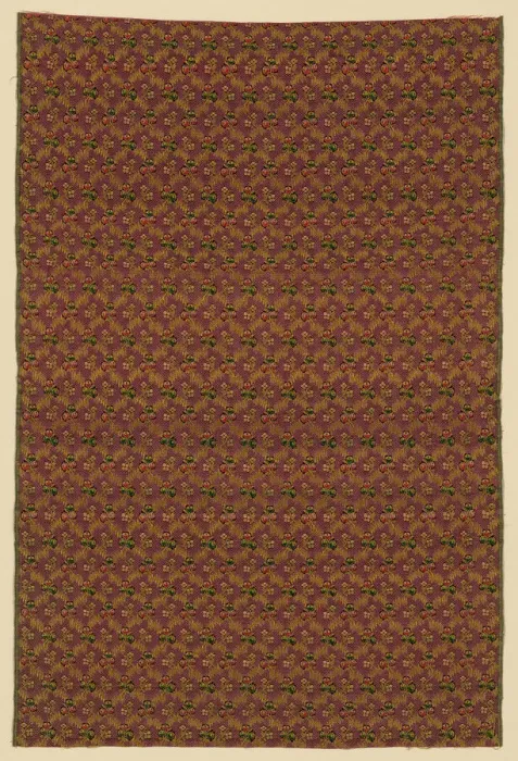 Framed Print : Panel (Mans Suiting Fabric), France, 1801 / 25. Creator: Unknown Framed Print : Panel (Mans Suiting Fabric), France, 1801 / 25. Creator: Unknown