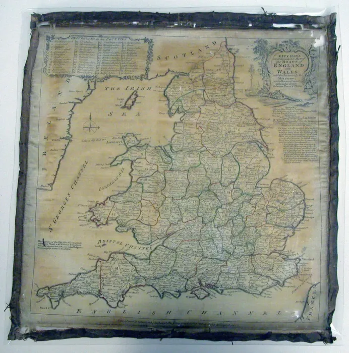 Framed Print : Panel (Map), England, 1784. Creator: Unknown Framed Print : Panel (Map), England, 1784. Creator: Unknown