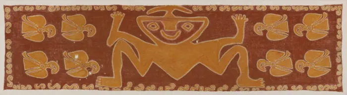 Framed Print : Panel, Peru, 1000 / 1476. Creator: Unknown Framed Print : Panel, Peru, 1000 / 1476. Creator: Unknown