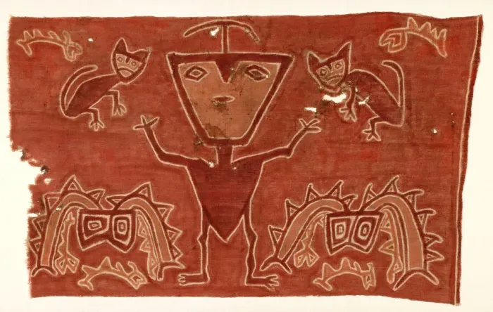 Framed Print : Panel, Peru, 1000 / 1476. Creator: Unknown Framed Print : Panel, Peru, 1000 / 1476. Creator: Unknown