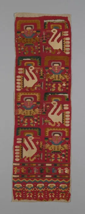 Framed Print : Panel, Peru, 1000 / 1476. Creator: Unknown Framed Print : Panel, Peru, 1000 / 1476. Creator: Unknown