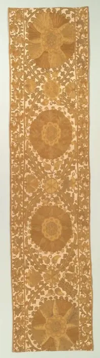 Framed Print : Panel, Probably from a Curtain, 19th century. Creator: Unknown Framed Print : Panel, Probably from a Curtain, 19th century. Creator: Unknown