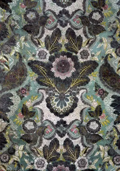 Framed Print : Panel (Showing Lace'Design), France, c. 1726. Creator: Unknown Framed Print : Panel (Showing Lace'Design), France, c. 1726. Creator: Unknown