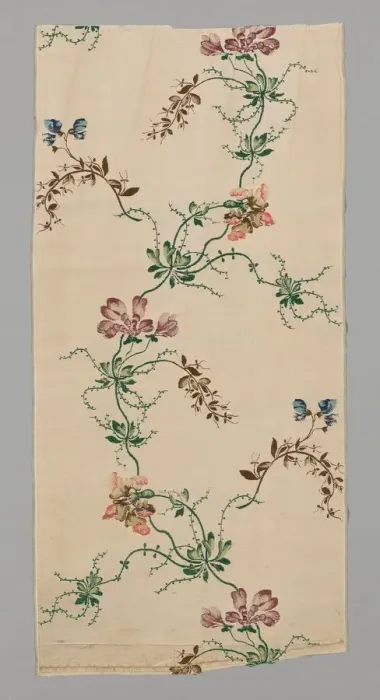 Framed Print : Panel from a Skirt, England, 1741 / 42. Creator: Unknown Framed Print : Panel from a Skirt, England, 1741 / 42. Creator: Unknown