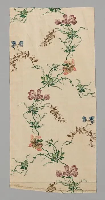 Framed Print : Panel from a Skirt, England, 1741 / 42. Creator: Unknown Framed Print : Panel from a Skirt, England, 1741 / 42. Creator: Unknown
