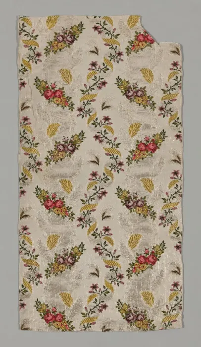 Framed Print : Panel from a Skirt, Spitalfields, c. 1753 / 55. Creator: Unknown Framed Print : Panel from a Skirt, Spitalfields, c. 1753 / 55. Creator: Unknown