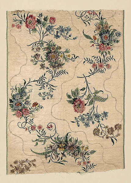 Panel, Spitalfields, 1750s. Creator: Unknown