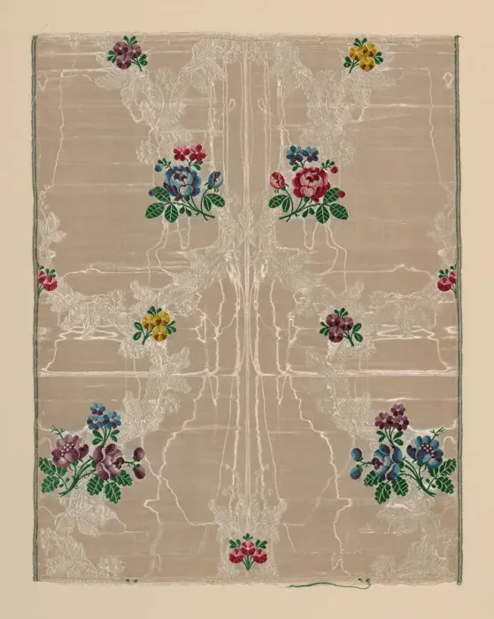 Framed Print : Panel, Spitalfields, 1752 / 55. Creator: Unknown Framed Print : Panel, Spitalfields, 1752 / 55. Creator: Unknown