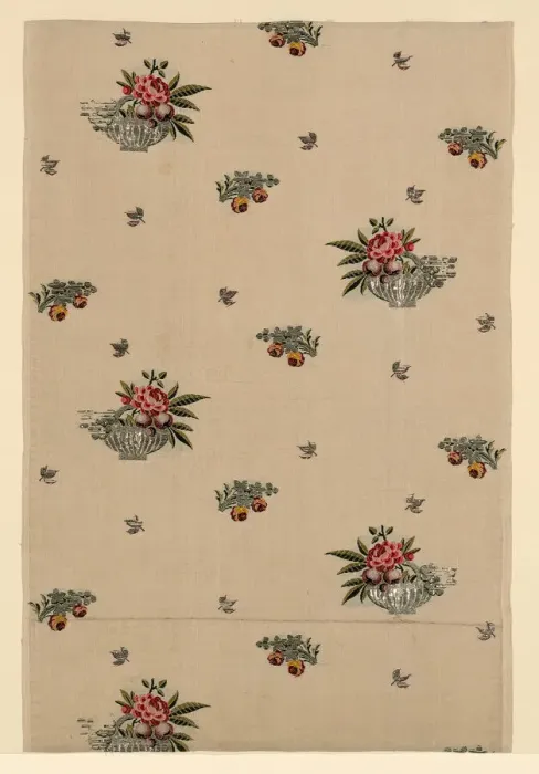 Framed Print : Panel, Spitalfields, c. 1735. Creator: Unknown Framed Print : Panel, Spitalfields, c. 1735. Creator: Unknown