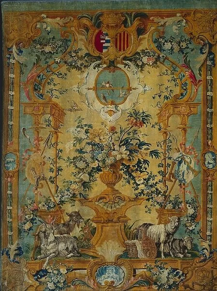 Panel: Spring, c. 1715. Creator: Royal Savonnerie Manufactory, Chaillot Workshops (French, est