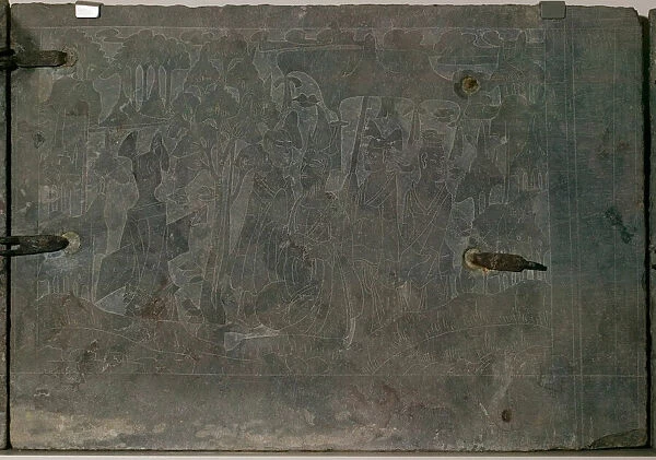 Panels from a Funerary Couch (Guanchuang), Northern Wei dynasty (386-535); c. 525