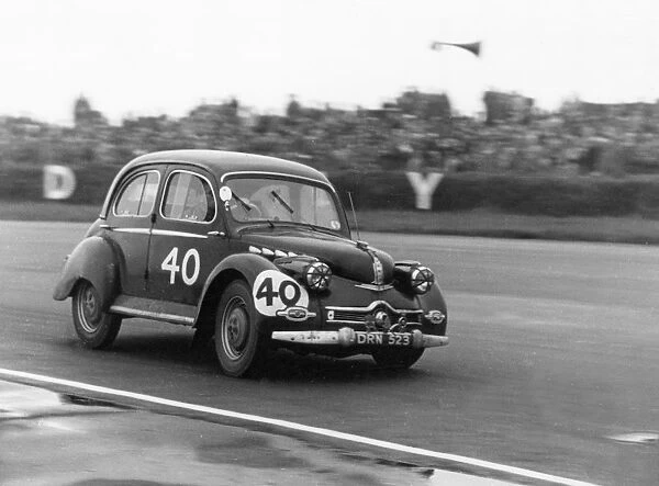 Panhard Dyna 120 at Daily Express Trophy race, Silverstone 1954. Creator: Unknown