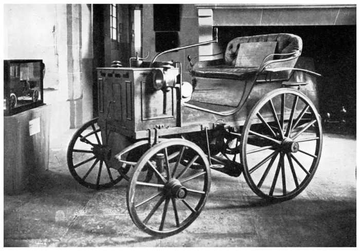 Framed Print : Panhard and Levassors petrol driven motor car, 1892 (1956) Framed Print : Panhard and Levassors petrol driven motor car, 1892 (1956)