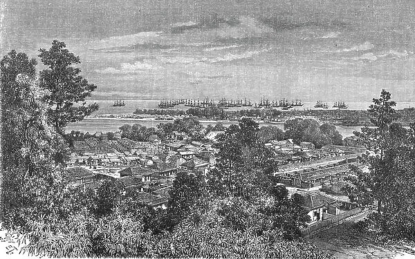 Panorama of Benten; A European Sojourn in Japan, 1875. Creator: Unknown