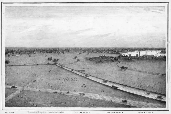 Framed Print : Panorama of Calcutta, India, c1840s. Artist: Frederick Fiebig Framed Print : Panorama of Calcutta, India, c1840s. Artist: Frederick Fiebig