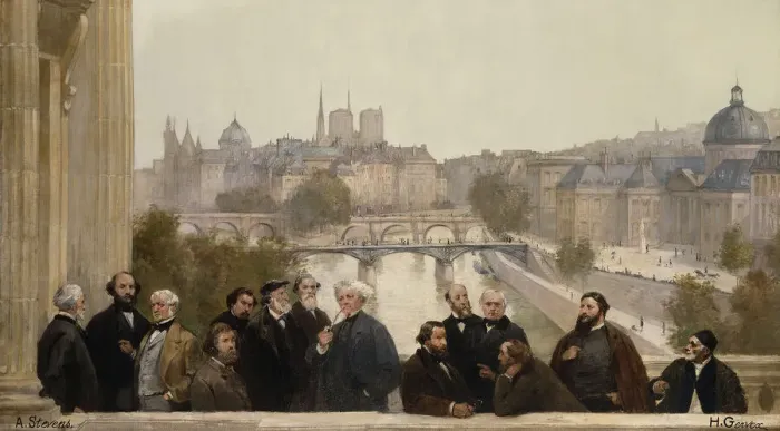 Framed Print : The panorama of the century: Dupre, Rousseau, Isabey, Millet, Couture, Daubigny Framed Print : The panorama of the century: Dupre, Rousseau, Isabey, Millet, Couture, Daubigny
