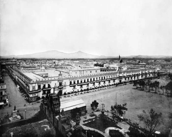 Framed Print : Panorama of the City of Mexico, 1893. Artist: John L Stoddard Framed Print : Panorama of the City of Mexico, 1893. Artist: John L Stoddard
