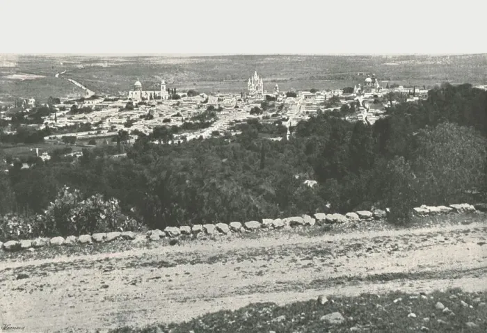 Framed Print : Panorama of the city, San Miguel de Allende, Mexico, 1895. Creator: Unknown Framed Print : Panorama of the city, San Miguel de Allende, Mexico, 1895. Creator: Unknown