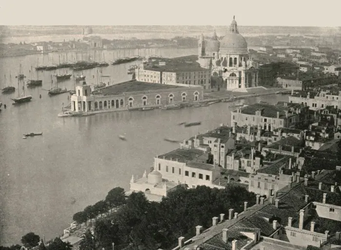 Framed Print : Panorama of the city of Venice, Italy, 1895. Creator: Unknown Framed Print : Panorama of the city of Venice, Italy, 1895. Creator: Unknown
