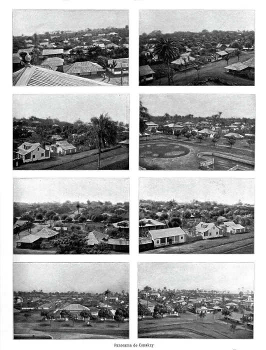 Framed Print : Panorama de Conakry; L'Ouest Africain, 1914. Creator: Unknown Framed Print : Panorama de Conakry; L'Ouest Africain, 1914. Creator: Unknown