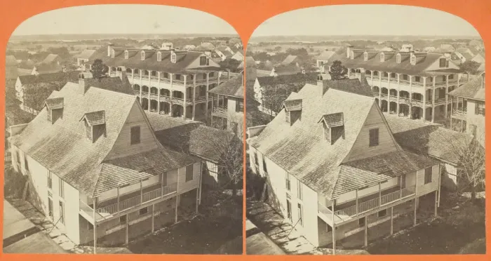Framed Print : Panorama from Florida House, Looking North West, 1869 / 1901 Framed Print : Panorama from Florida House, Looking North West, 1869 / 1901