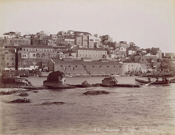 Panorama de Jaffa, ca. 1880. Creator: Felix Bonfils