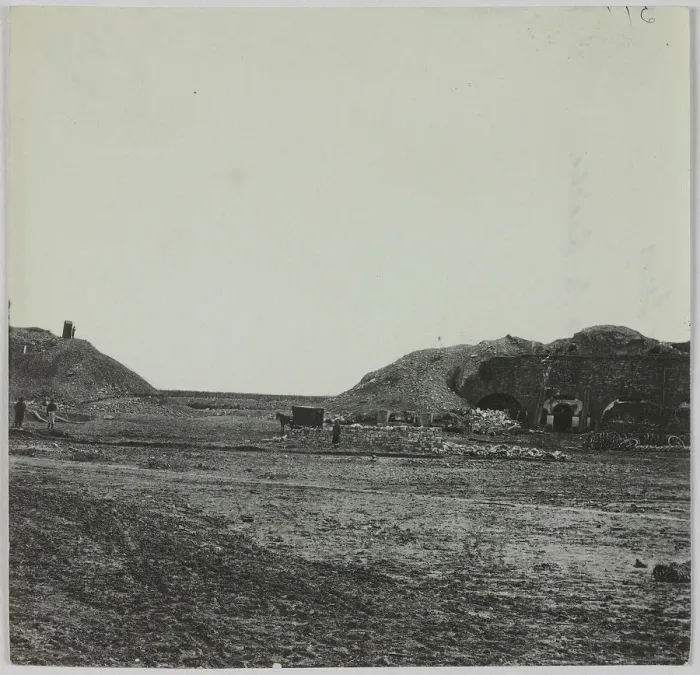 Framed Print : Panorama de la Brèche, Fort d'Issy, Issy-les-Moulineaux, 1871. Creator: Hippolyte Blancard Framed Print : Panorama de la Brèche, Fort d'Issy, Issy-les-Moulineaux, 1871. Creator: Hippolyte Blancard