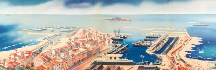 Framed Print : Panorama de la Cote, 1937-1938 Framed Print : Panorama de la Cote, 1937-1938