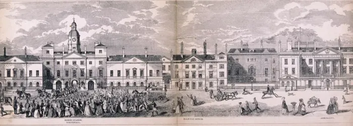 Framed Print : Panorama of London, 1849. Artist: George C Leighton Framed Print : Panorama of London, 1849. Artist: George C Leighton