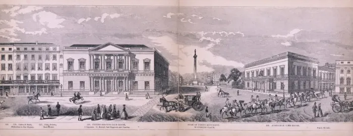 Framed Print : Panorama of London, 1849. Artist: George C Leighton Framed Print : Panorama of London, 1849. Artist: George C Leighton