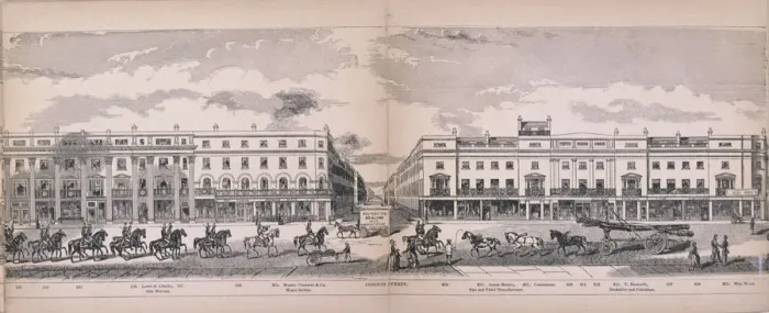 Framed Print : Panorama of London, 1849. Artist: George C Leighton Framed Print : Panorama of London, 1849. Artist: George C Leighton