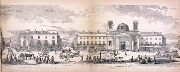 Framed Print : Panorama of London, 1849. Artist: George C Leighton Framed Print : Panorama of London, 1849. Artist: George C Leighton