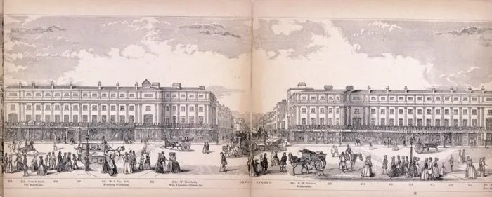 Framed Print : Panorama of London, 1849. Artist: George C Leighton Framed Print : Panorama of London, 1849. Artist: George C Leighton