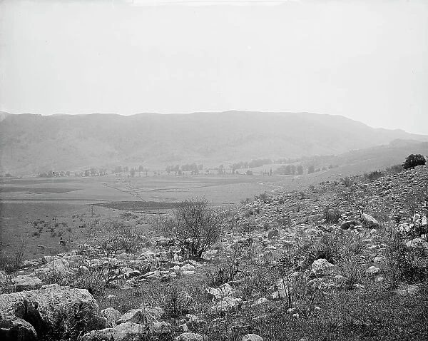 Panorama of Los Canoas, between 1880 and 1897. Creator: William H. Jackson
