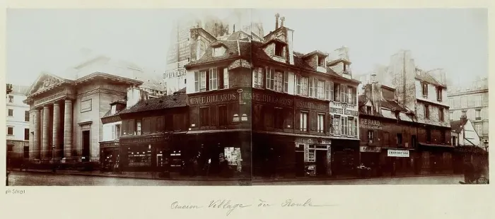 Framed Print : Panorama of the old village of Roule, now rue du Faubourg-Saint-Honore, 8th... Paris, 1890. Creator: Unknown Framed Print : Panorama of the old village of Roule, now rue du Faubourg-Saint-Honore, 8th... Paris, 1890. Creator: Unknown