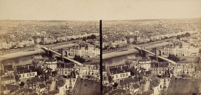 Framed Print : Panorama of Paris, between 1845 and 1855. Creator: Unknown Framed Print : Panorama of Paris, between 1845 and 1855. Creator: Unknown