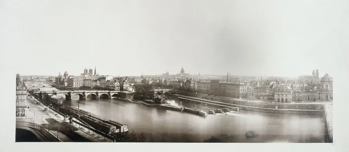 Framed Print : Panorama taken from the Louvre, 1st, 4th and 6th arrondissements, Paris, between 1862 and 1872. Creator: Unknown Framed Print : Panorama taken from the Louvre, 1st, 4th and 6th arrondissements, Paris, between 1862 and 1872. Creator: Unknown