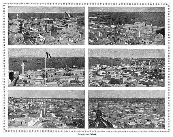 'Panorama de Tripoli; Le Nord-Est Africain, 1914. Creator: Unknown