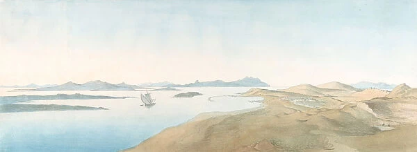 Panorama View on the Islands of Delos, early 19th-late 19th century