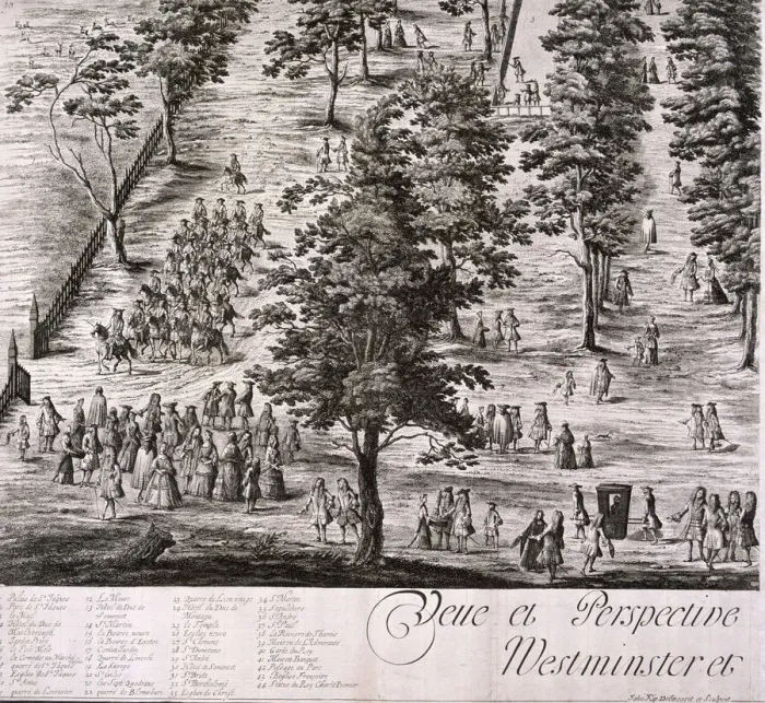 Framed Print : Panoramic view of London, 1720. Artist: Johannes Kip Framed Print : Panoramic view of London, 1720. Artist: Johannes Kip