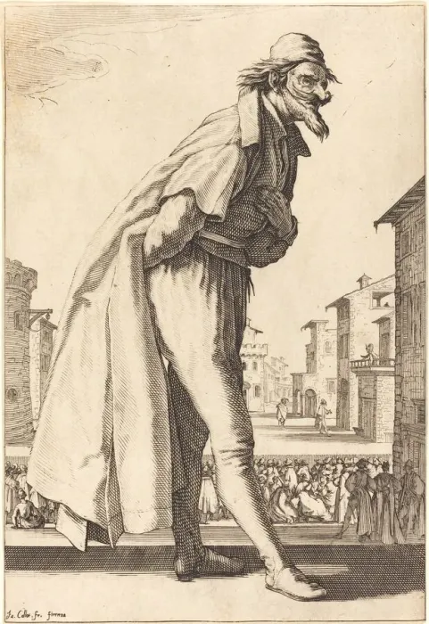 Framed Print : Pantalone, 1618  /  1620. Creator: Jacques Callot