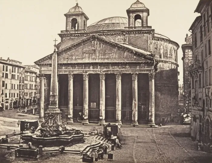 Framed Print : Panteon, 1848-52. Creator: Eugene Constant Framed Print : Panteon, 1848-52. Creator: Eugene Constant