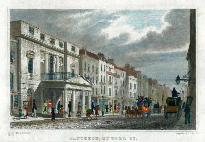 Framed Print : Pantheon, Oxford Street, London, early 19th century. Artist: J Hinchcliff Framed Print : Pantheon, Oxford Street, London, early 19th century. Artist: J Hinchcliff
