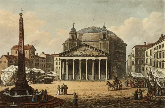 Framed Print : The Pantheon, plate twenty-six from the Ruins of Rome, published June 9, 1798 Framed Print : The Pantheon, plate twenty-six from the Ruins of Rome, published June 9, 1798