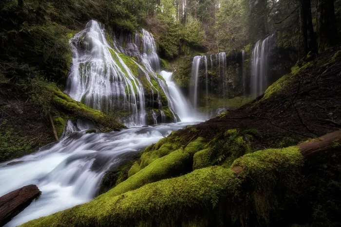 Framed Print : Panther Creek Falls. Creator: Joshua Johnston Framed Print : Panther Creek Falls. Creator: Joshua Johnston