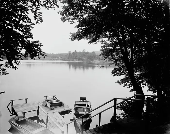 Framed Print : Panther Lake, N.J. between 1900 and 1906. Creator: Unknown Framed Print : Panther Lake, N.J. between 1900 and 1906. Creator: Unknown